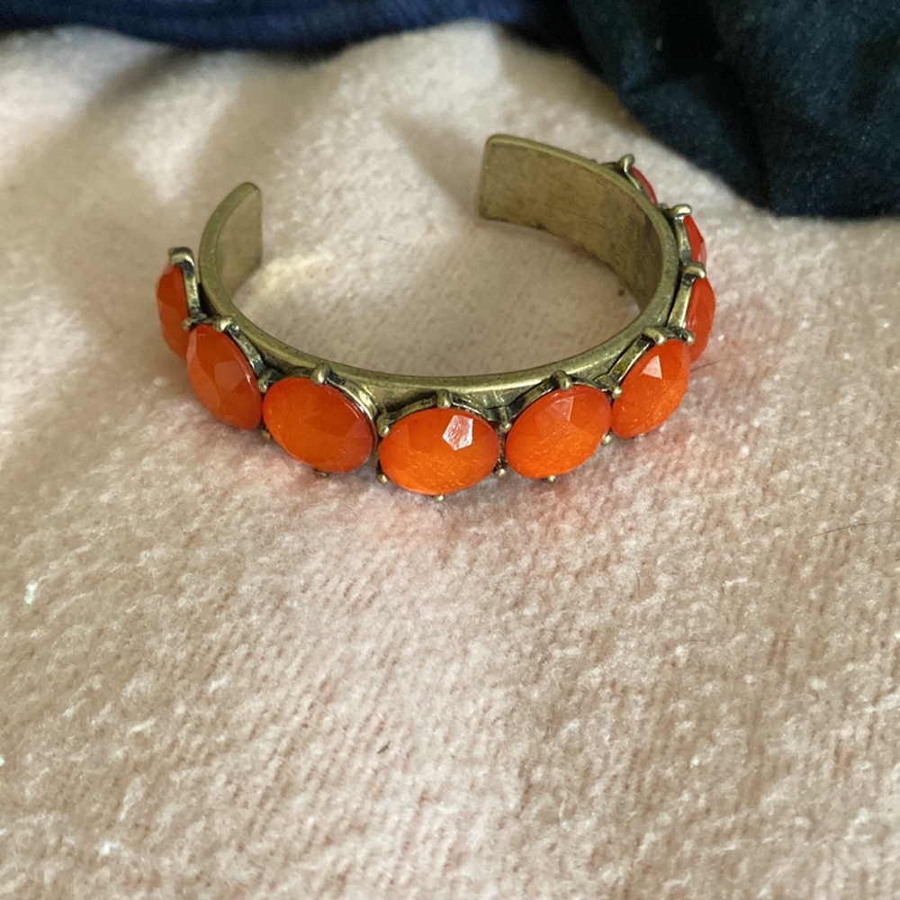 Desert Ruby Gem Cuff - image 2